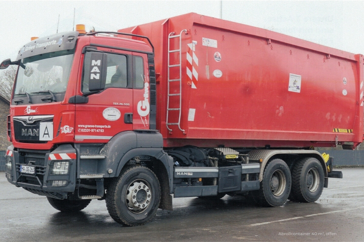 3-Achs-Abrollcontainerwagen